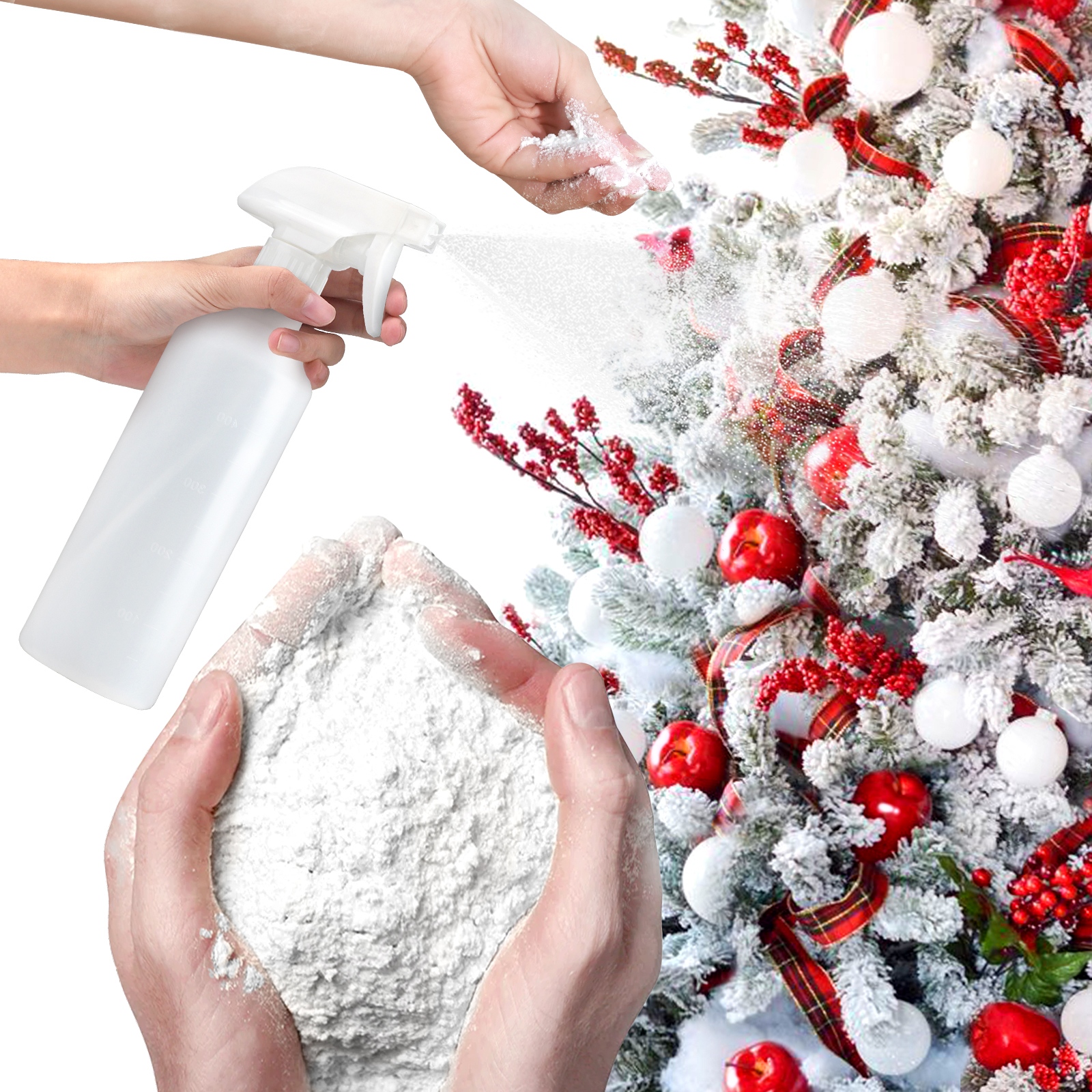 3.4 Lbs Artificial Snow Flocki - Christmas Wreath Fake recensie en prijs