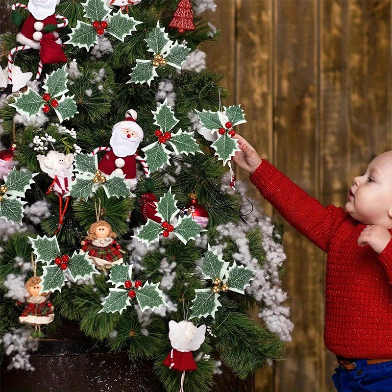 10 Pcs Artificial Holly Berrie - Christmas Wreath Fake recensie en prijs