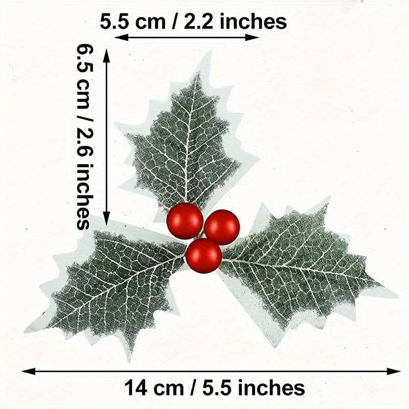 10 Pcs Artificial Holly Berrie - Christmas Wreath Fake recensie en prijs