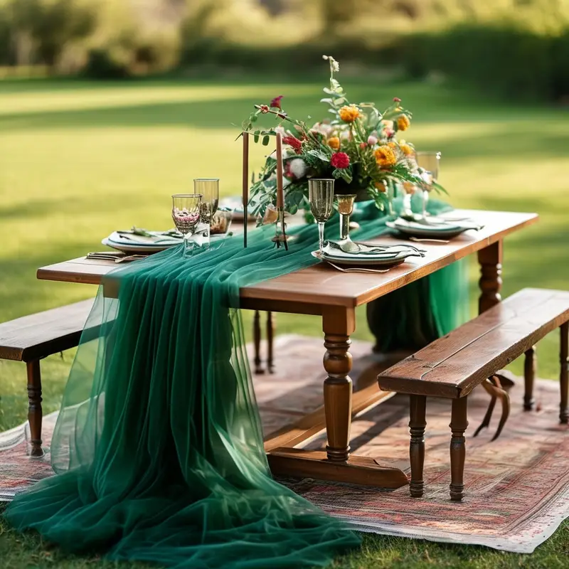 Gauze Table Runner Sheer Arch  - Christmas Table Runner recensie en prijs