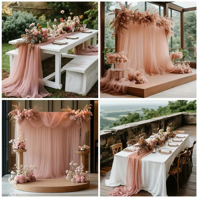 Gauze Table Runner Sheer Arch  - Christmas Table Runner recensie en prijs