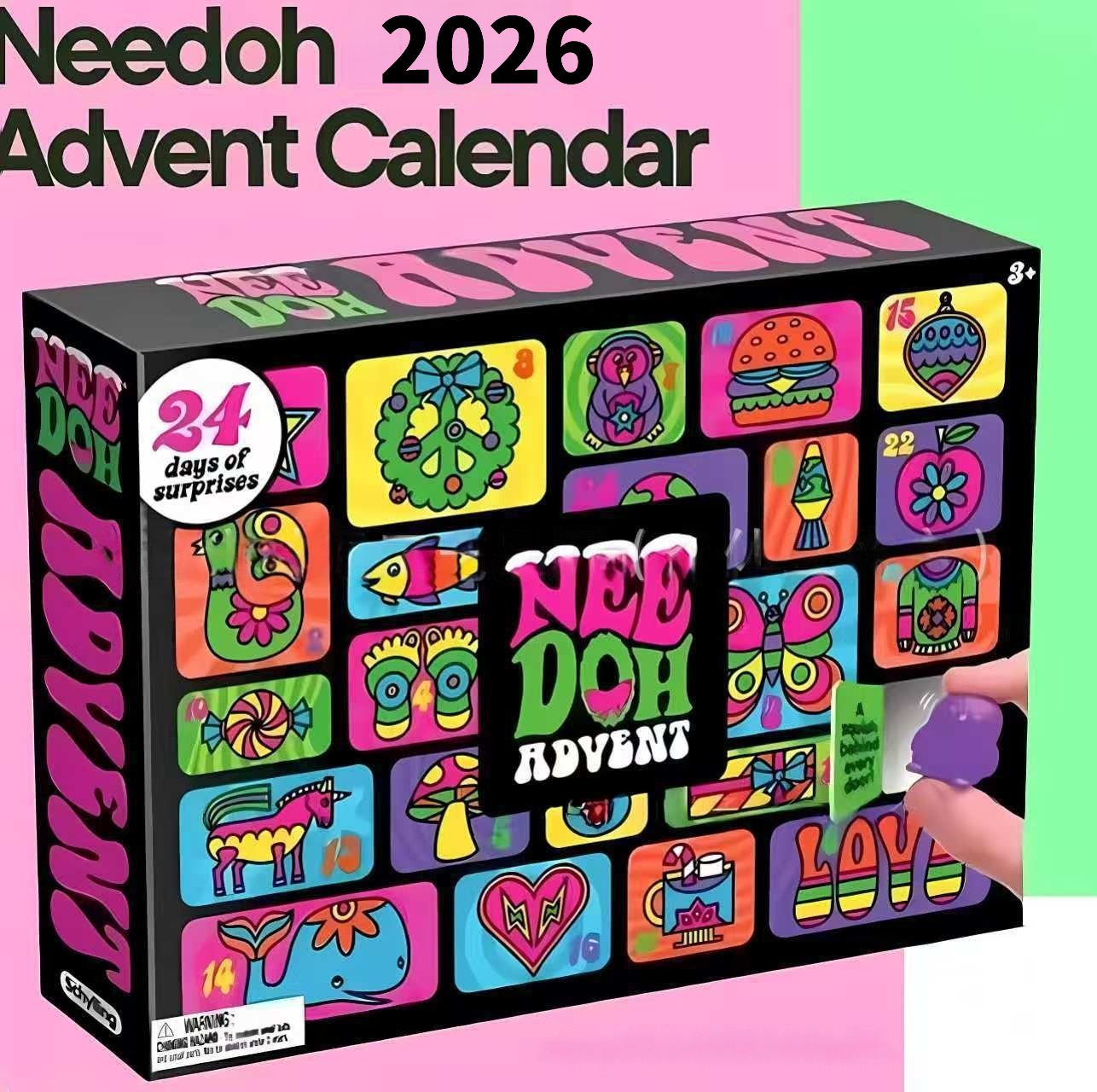 Nee Doh Advent Calendar 24Pcs  - Advent Calendar Gift recensie en prijs