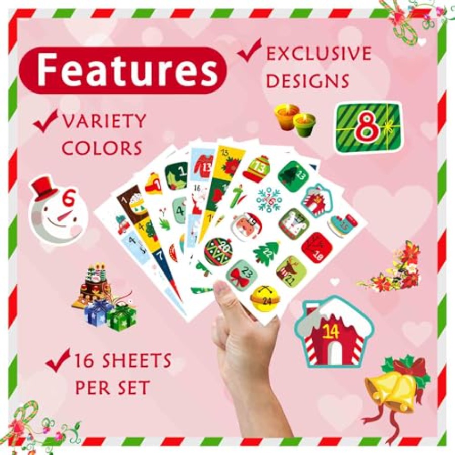 16 Sheets Christmas Advent Cal - Advent Calendar Gift recensie en prijs