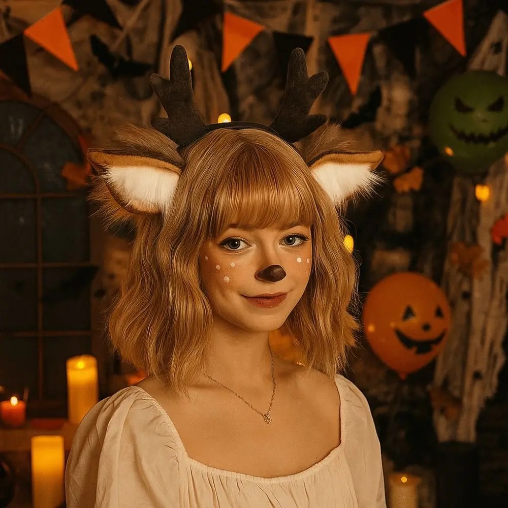 Fluffy Deer Ears Reindeer Antl - Reindeer Antlers Headband recensie en prijs