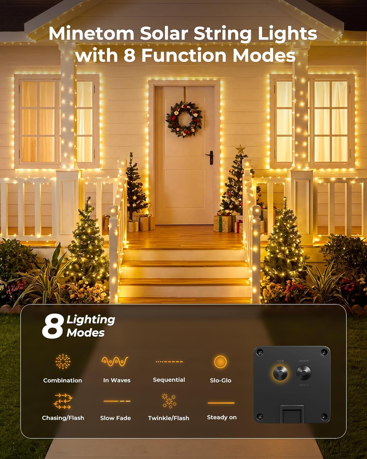 Solar Fairy Lights,33Ft 100 LE - Christmas Lights Outdoor recensie en prijs