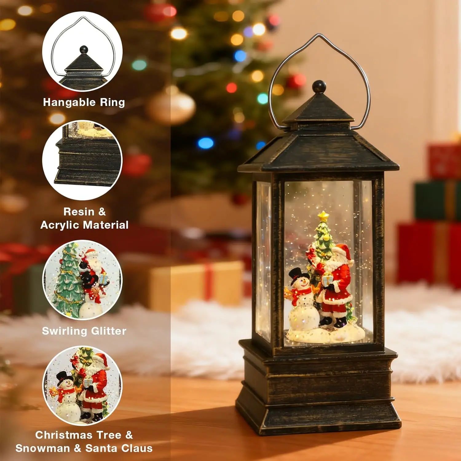 Christmas Snow Globe Lantern w - Snow Globe Musical recensie en prijs