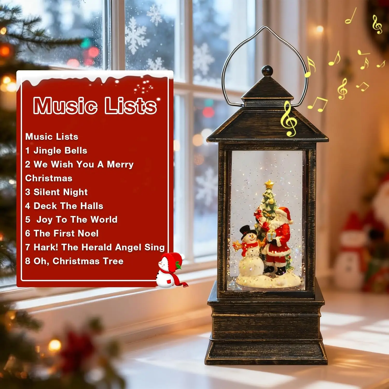 Christmas Snow Globe Lantern w - Snow Globe Musical recensie en prijs