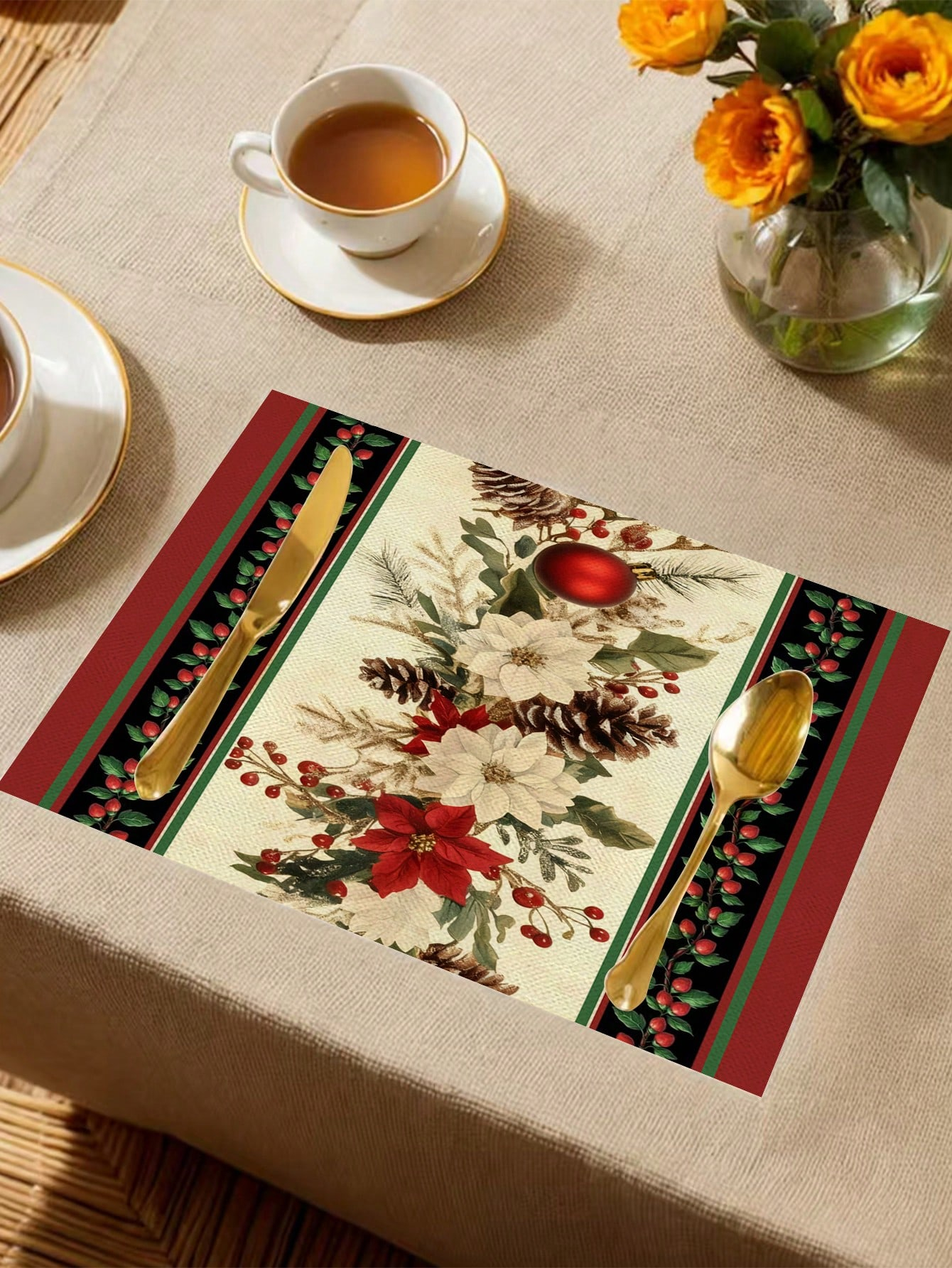 1pc Festive Christmas Table Ru - Christmas Table Runner recensie en prijs