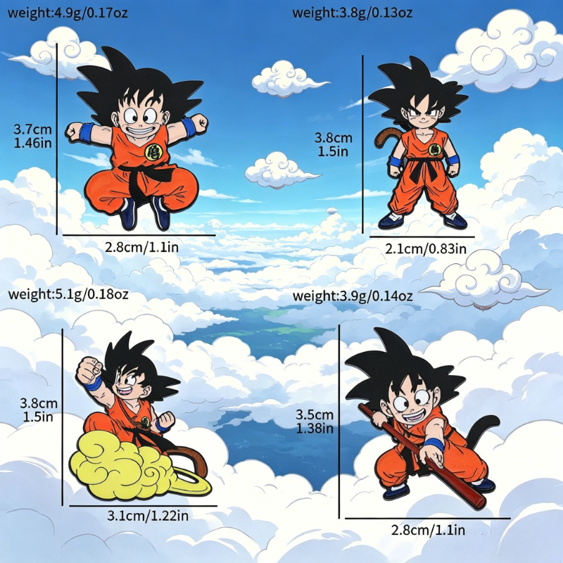Dragon Ball Son Goku  cute met - Ornament Ball Set recensie en prijs