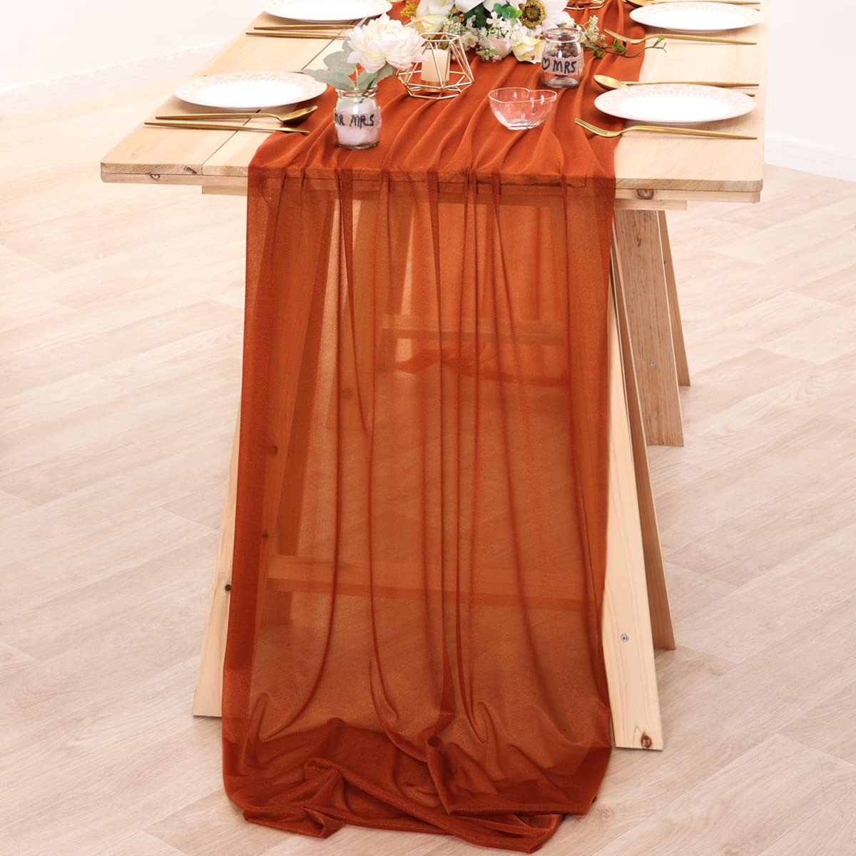 Chiffon Table Runner Nude Shee - Christmas Table Runner recensie en prijs