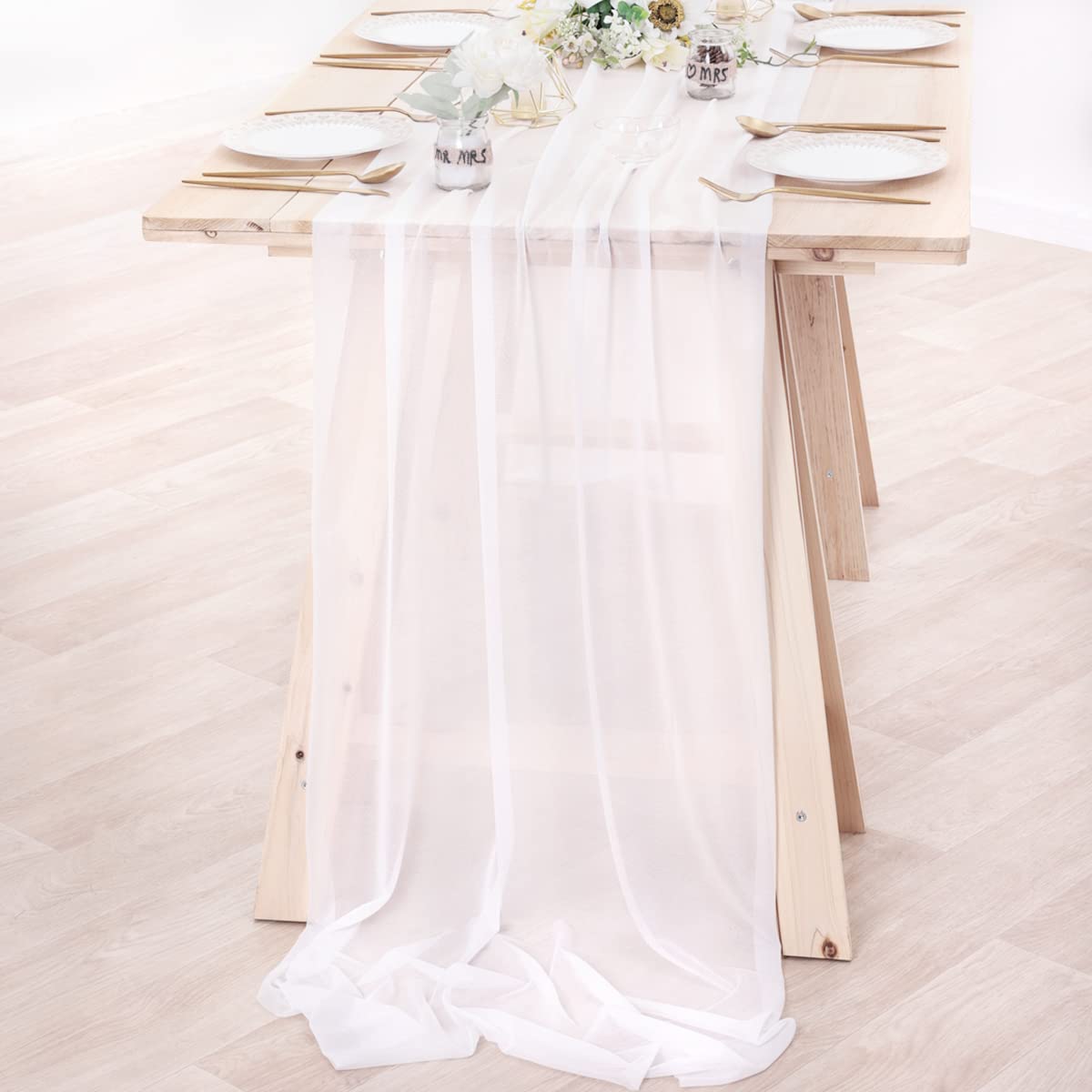 Chiffon Table Runner Nude Shee - Christmas Table Runner recensie en prijs