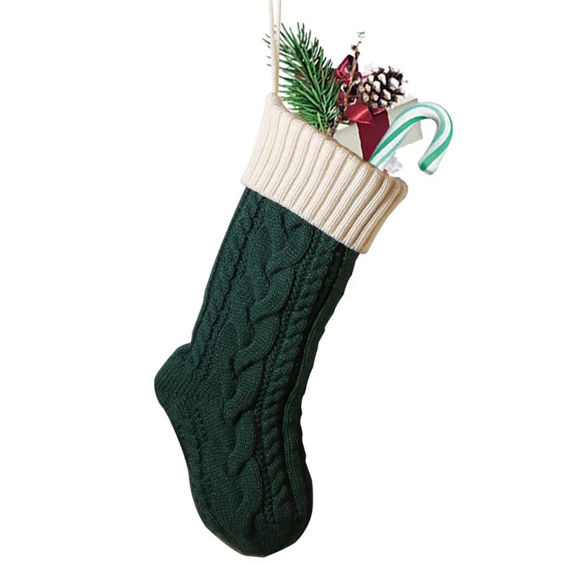 AT84-Knitted Christmas Stockin - Christmas Stocking Hanging recensie en prijs