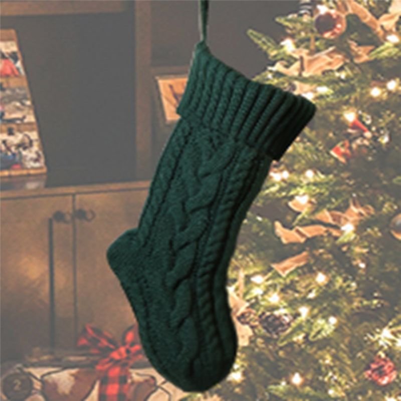 AT84-Knitted Christmas Stockin - Christmas Stocking Hanging recensie en prijs
