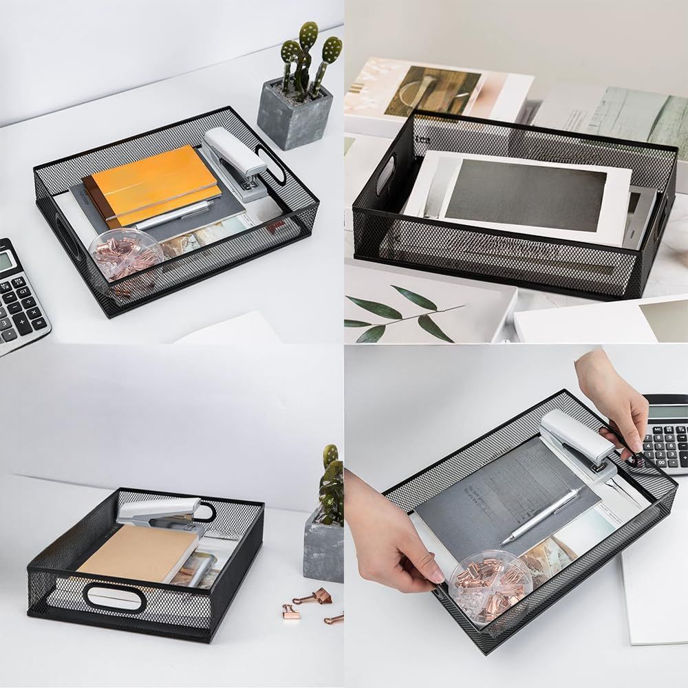 Metal Mesh Desk Organizer Tray - Gift Box Wrap Set recensie en prijs