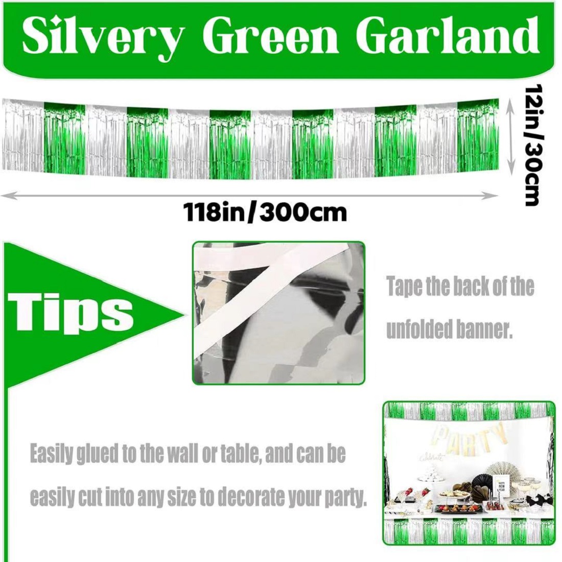 4 Pcs St Patrick Party Decorat - Tinsel Garland Decoration recensie en prijs