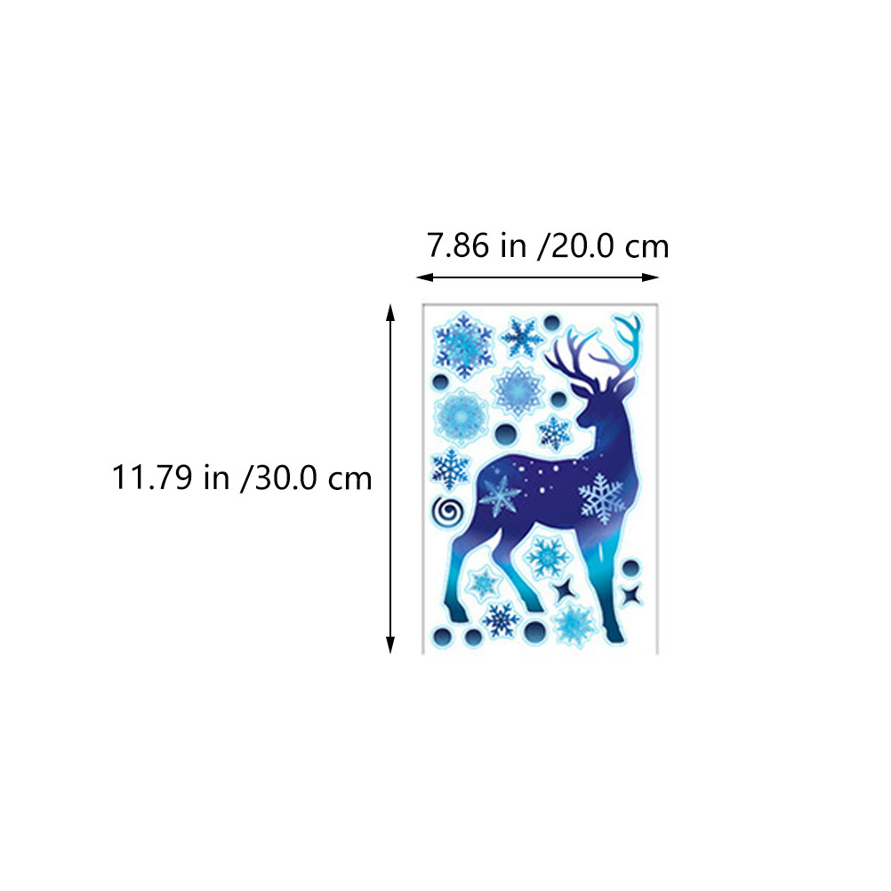 9 Sheets Christmas Window Deca - Snowflake Window Decal recensie en prijs