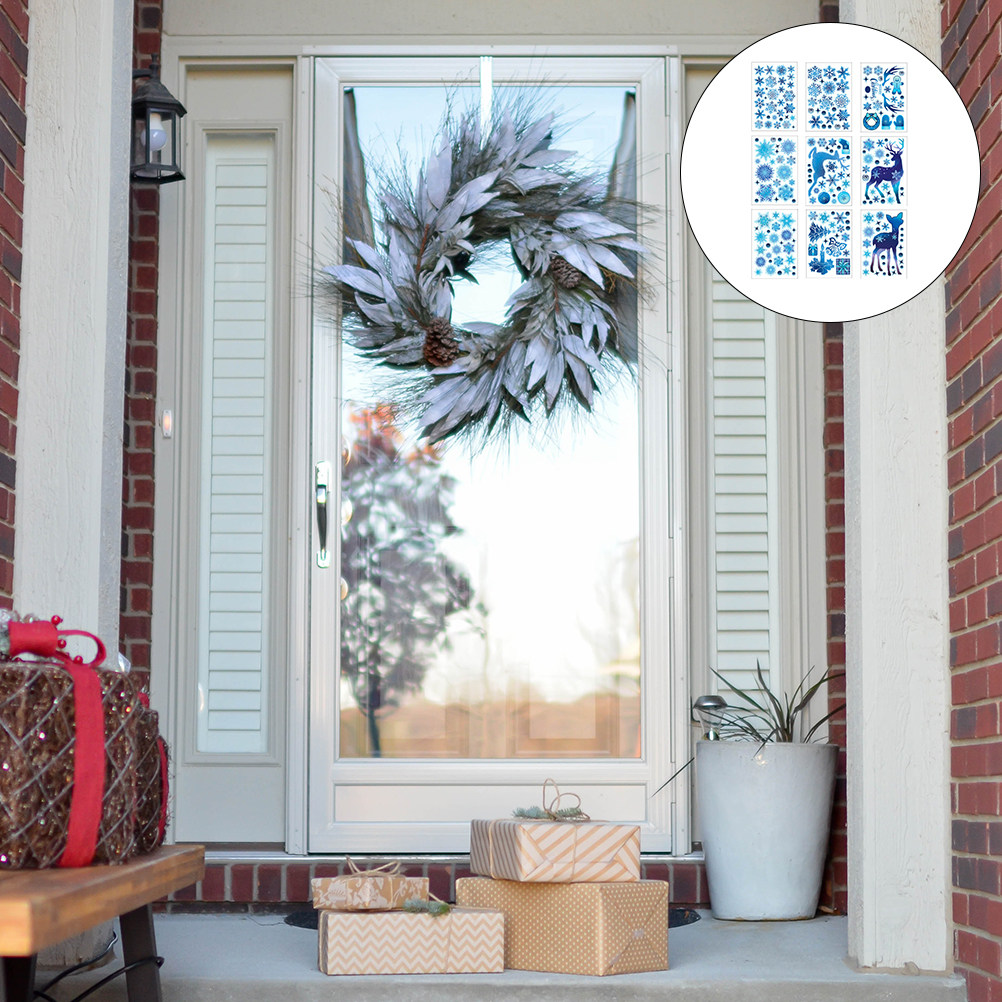 9 Sheets Christmas Window Deca - Snowflake Window Decal recensie en prijs