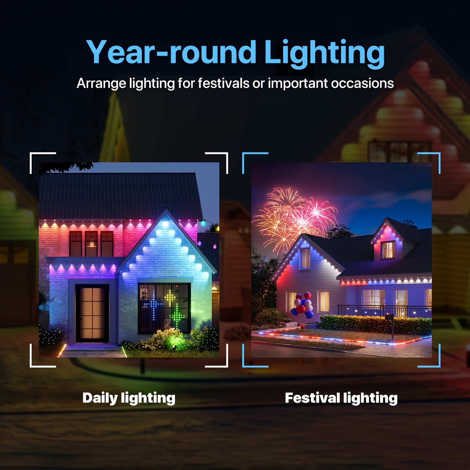 RGB+IC Smart Outdoor Eaves Lig - Christmas Lights Outdoor recensie en prijs