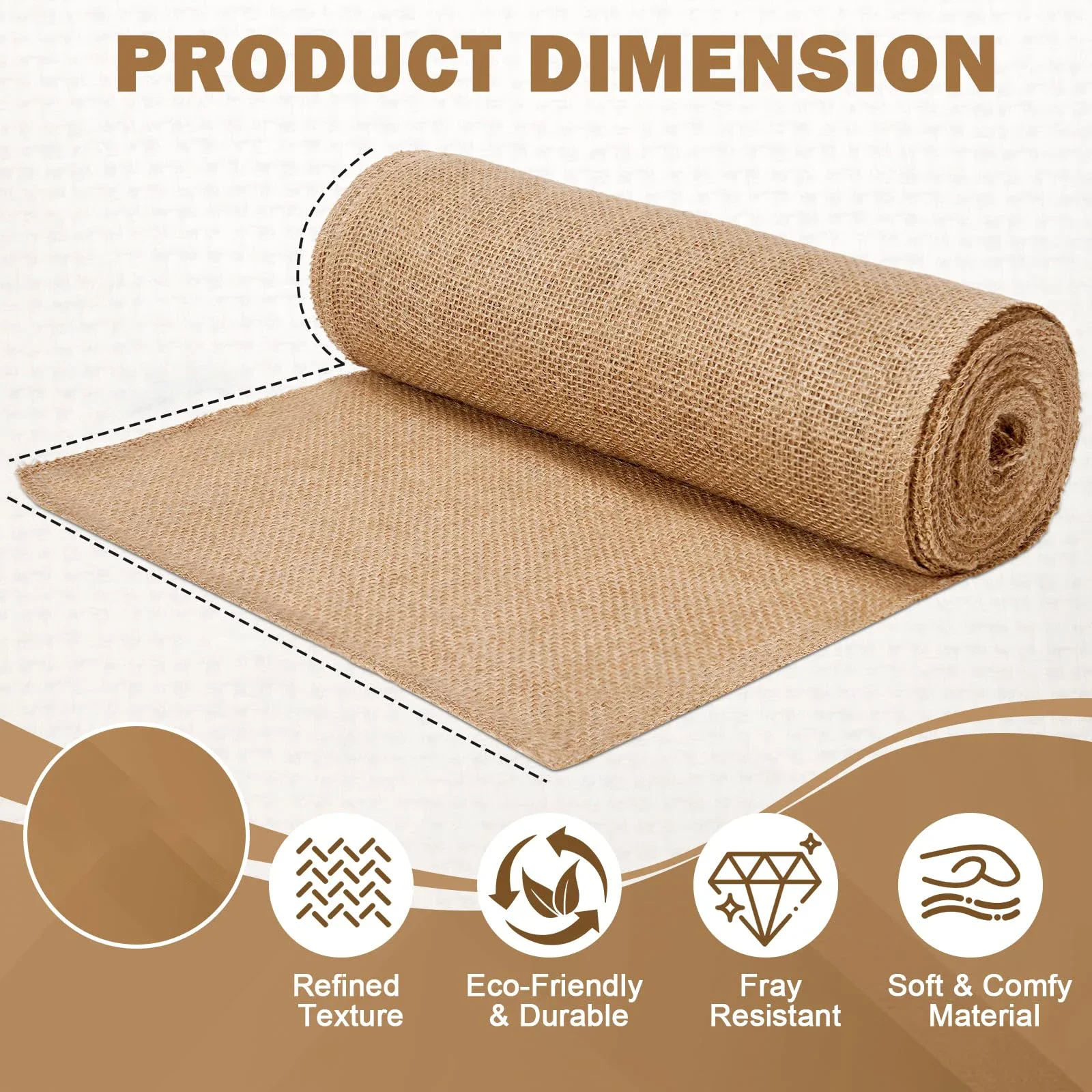 New Desig Beige Burlap Roll 30 - Christmas Table Runner recensie en prijs