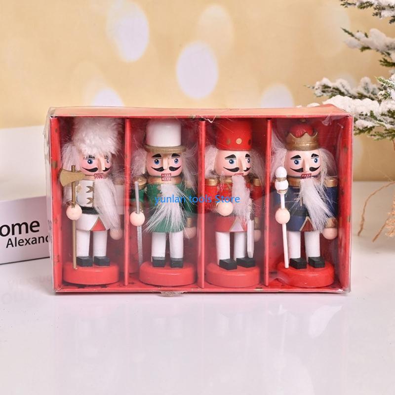 50LB 4Pcs Wooden Nutcracker Ki - Nutcracker Figurine recensie en prijs