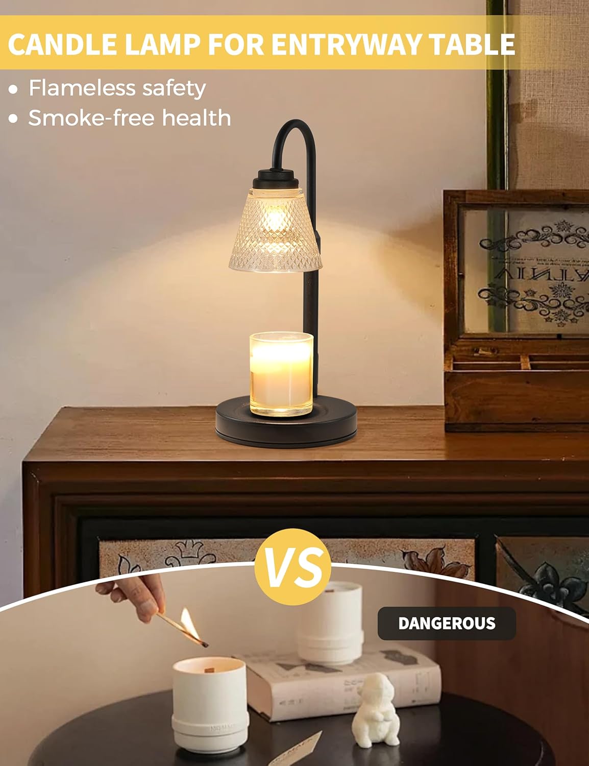 Candle Warmer Lamp with Timer  - Holiday Candle Set recensie en prijs
