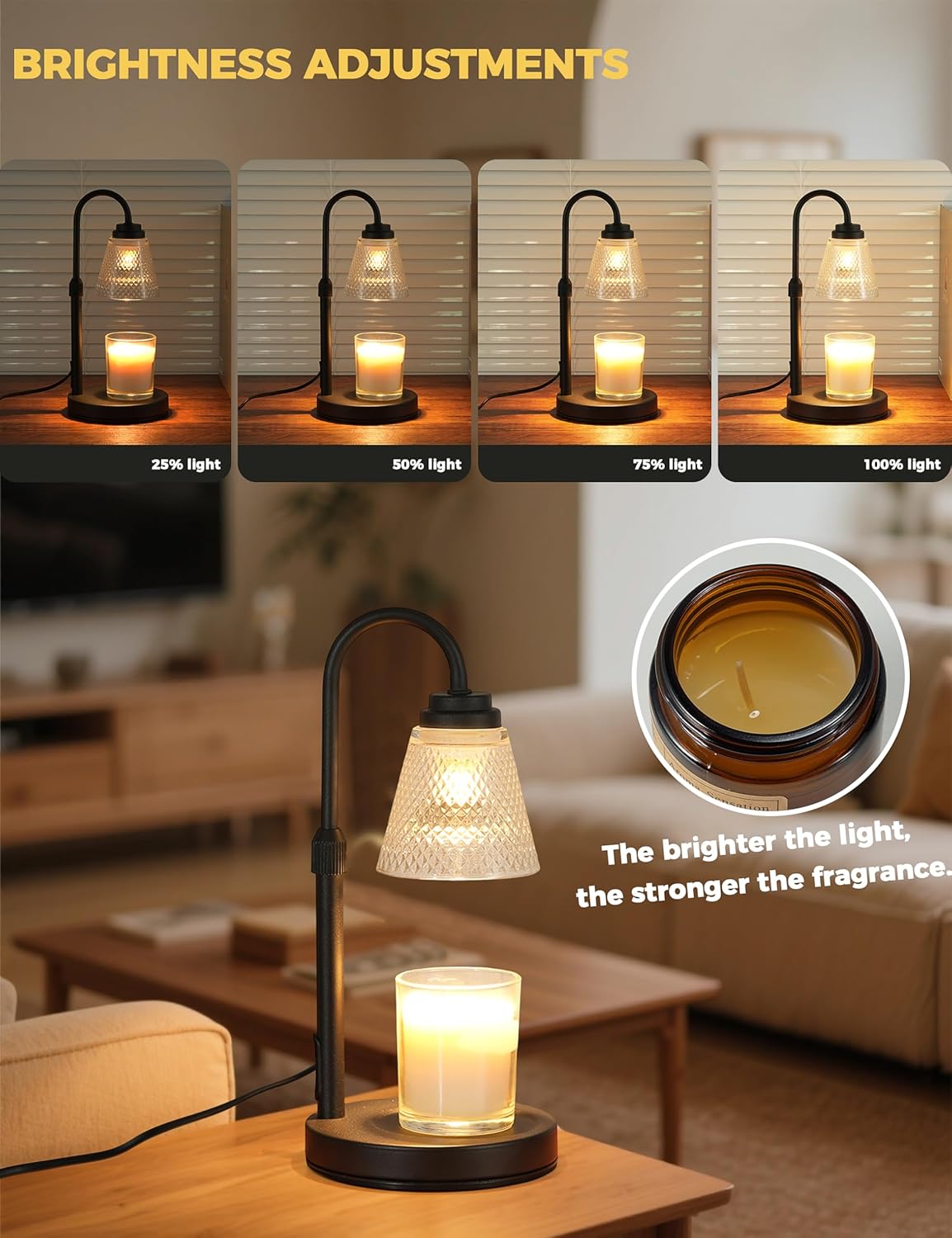 Candle Warmer Lamp with Timer  - Holiday Candle Set recensie en prijs
