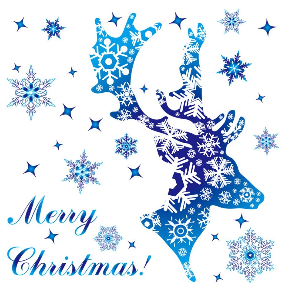 6 Pieces High Quality PVC Chri - Snowflake Window Decal recensie en prijs