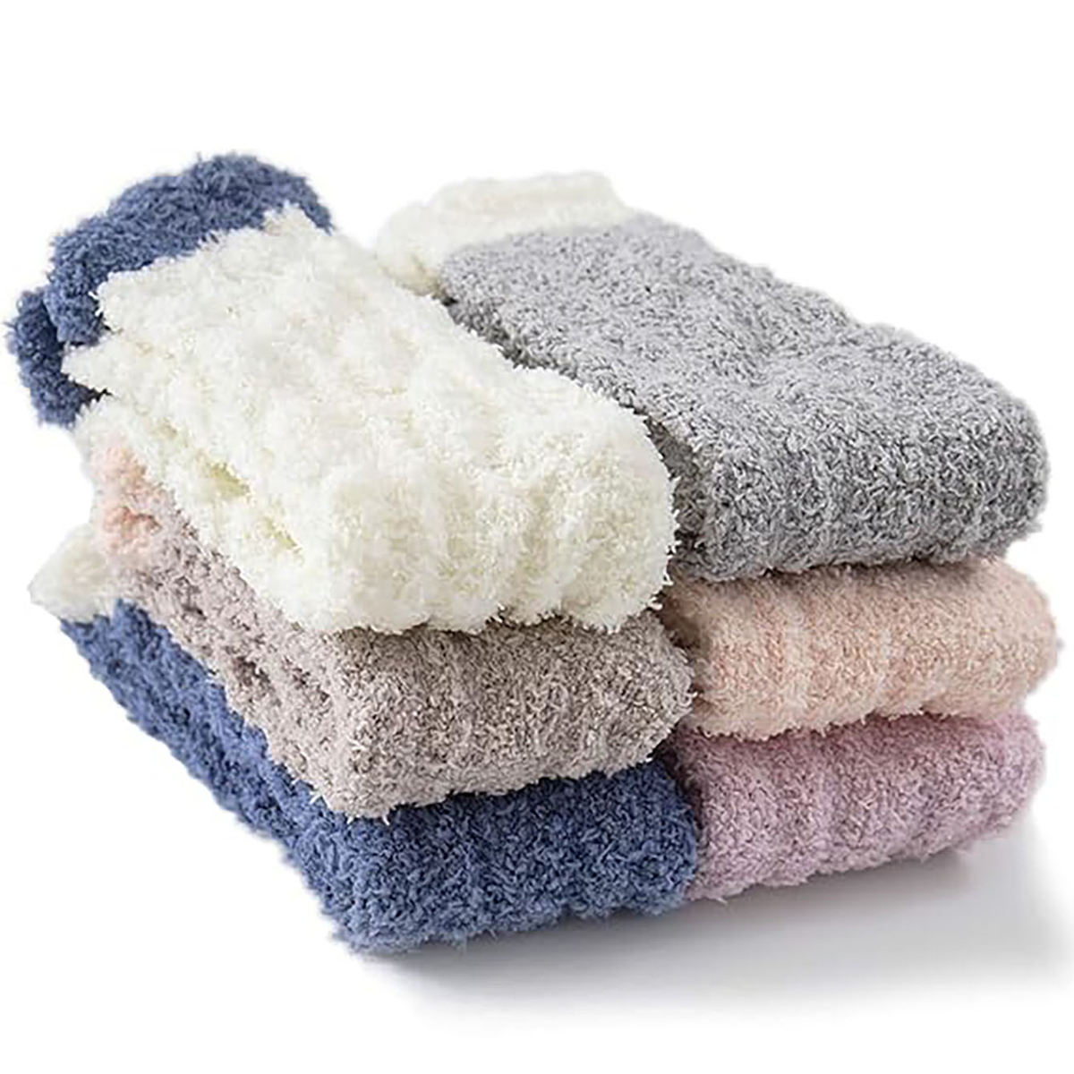 6/12 Pairs of Fuzzy Socks Soft - Christmas Stocking Hanging recensie en prijs