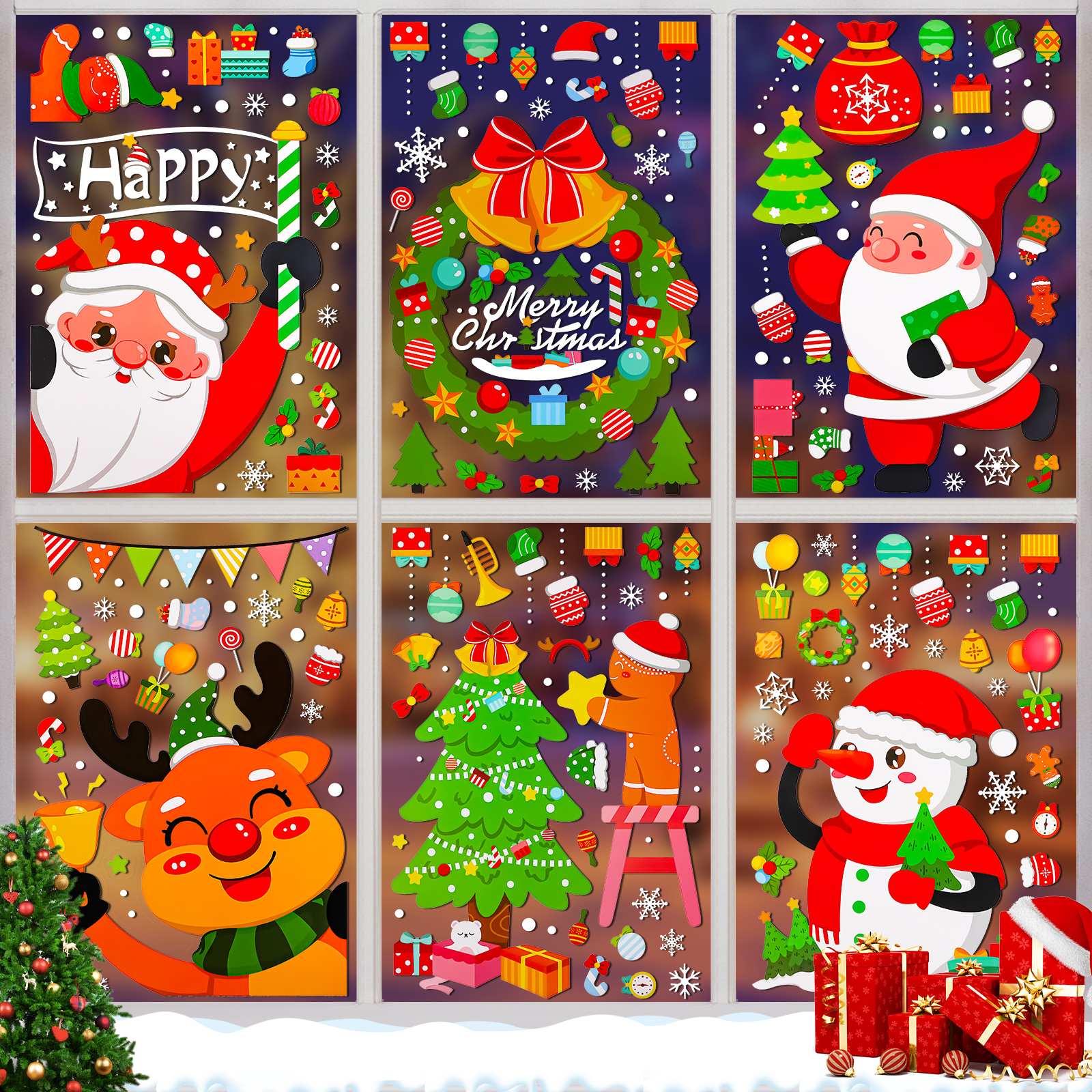 Removable Christmas PVC Static - Snowflake Window Decal recensie en prijs