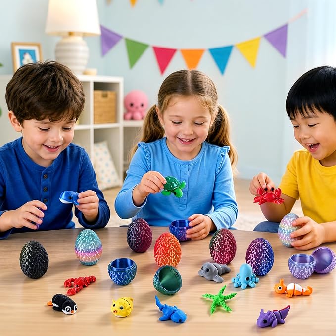 24pcs 3D Printed Surprise Egg  - Advent Calendar Gift recensie en prijs